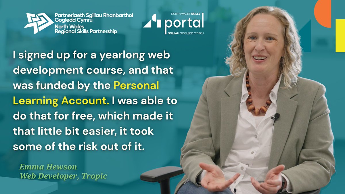 🎥 Cwrdd â'r bobl y tu ol i ddyfodol digidol Gogledd Cymru

🌐 Yn ein cyfres fideo newydd, rydym yn cwrdd â phobl sy'n adeiladu gyrfaoedd digidol, eu straeon, eu heriau a'u cyngor

Darganfyddwch sut y daeth Emma yn ddatblygwr gwe🌟 

🔗 Gwyliwch: youtu.be/J7gXBR0sxgw?si…