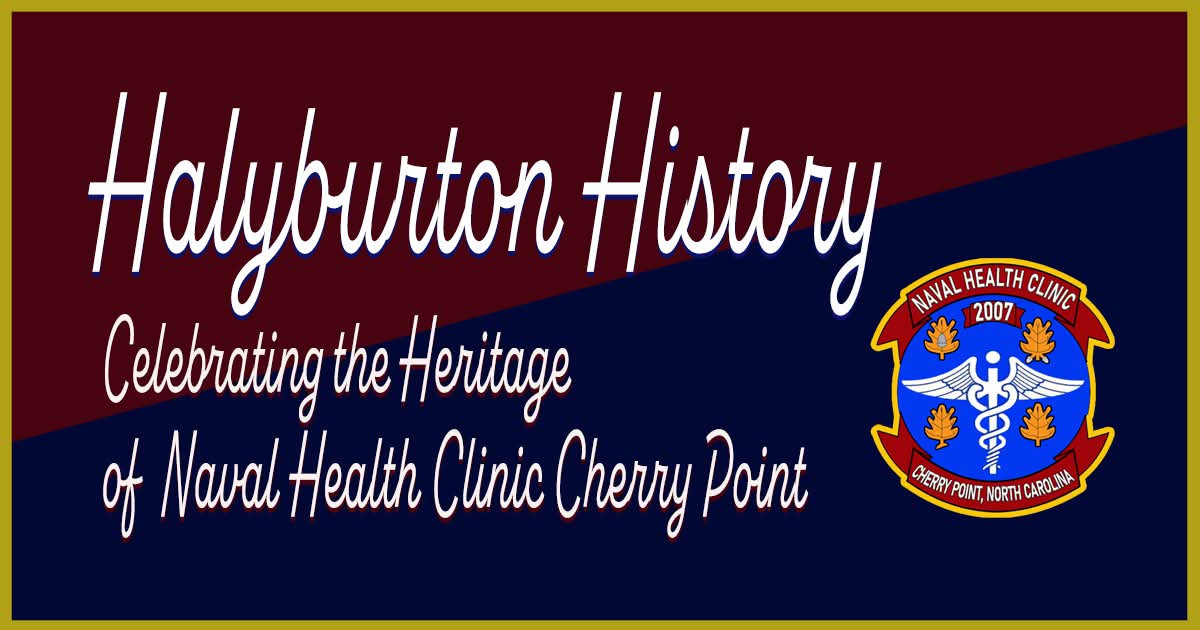 Today's Halyburton History features frockings to HM3 and HM2 aboard Naval Hospital Cherry Point and Flag Football champions from November, 1978.