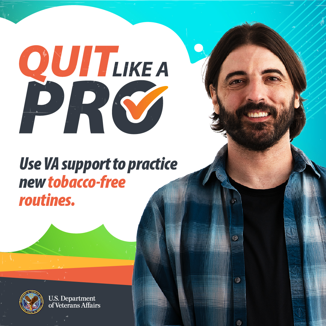 Today is the Great American Smoke Out!
The Smoke Out is a great time to go tobacco and nicotine-free. VA has multiple resources to help Veterans Quit Like A Pro!
Find resources at mentalhealth.va.gov/quit-tobacco/i…
#BattleCreekVA #GreatAmericanSmokeOut