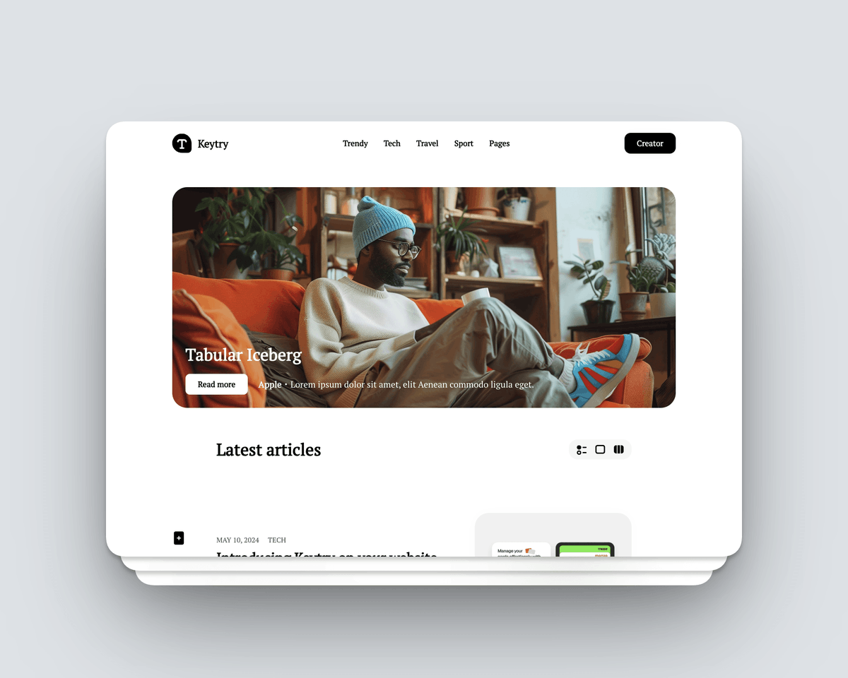 AnasHyeee's tweet image. New Update: Keytry 2 - Spotlight on Smart Control Tools &amp;amp; UI/UX

Pick a beautiful template, then edit in @blocsapp and publish with one click.

Preview in Browser:
templays.com
or
blocs.store/product/

#webdesign #web #uiux #uidesign #startups #dribble