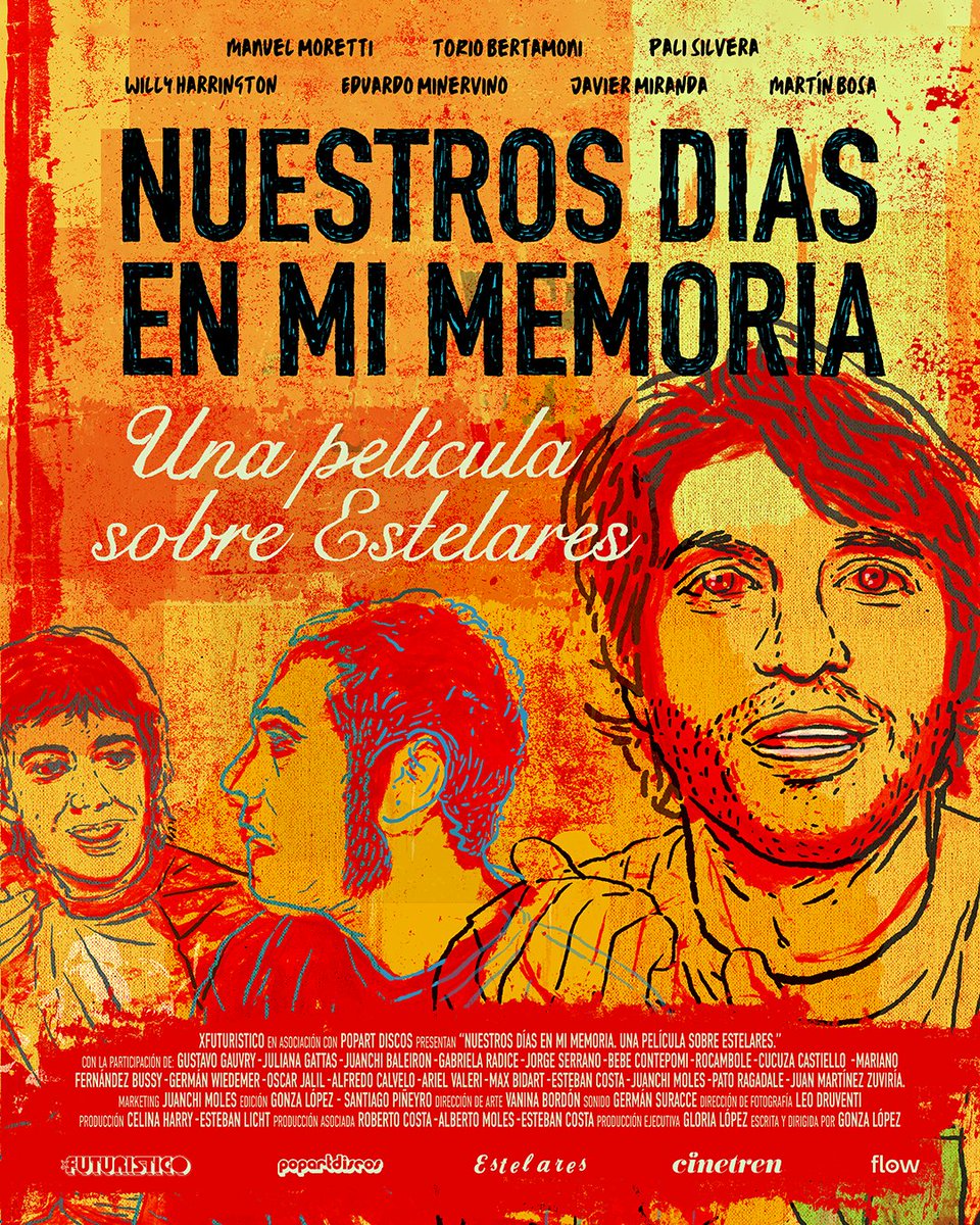 soygonzalopez's tweet image. NUESTROS DÍAS EN MI MEMORIA. Una película sobre @estelares. Estreno Abril 2026.

@PopArtDiscosOK @JManuelMoretti