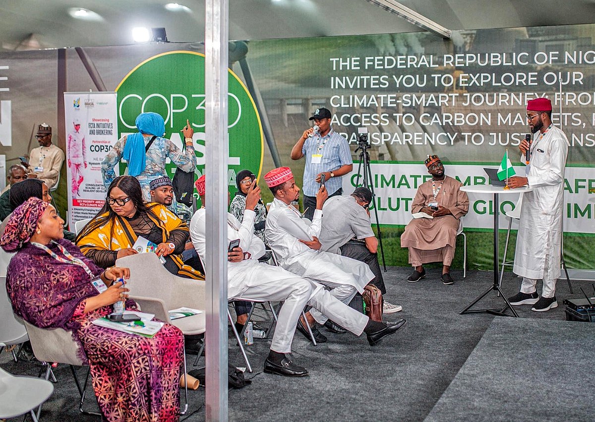 DahirMHashim's tweet image. Kano State hosted a strategic side event at the ongoing COP30 Climate Conference in Belém, Brazil, where we showcased Kano’s growing leadership in climate action on the global stage.

During the session, I presented the remarkable progress recorded under the visionary leadership…