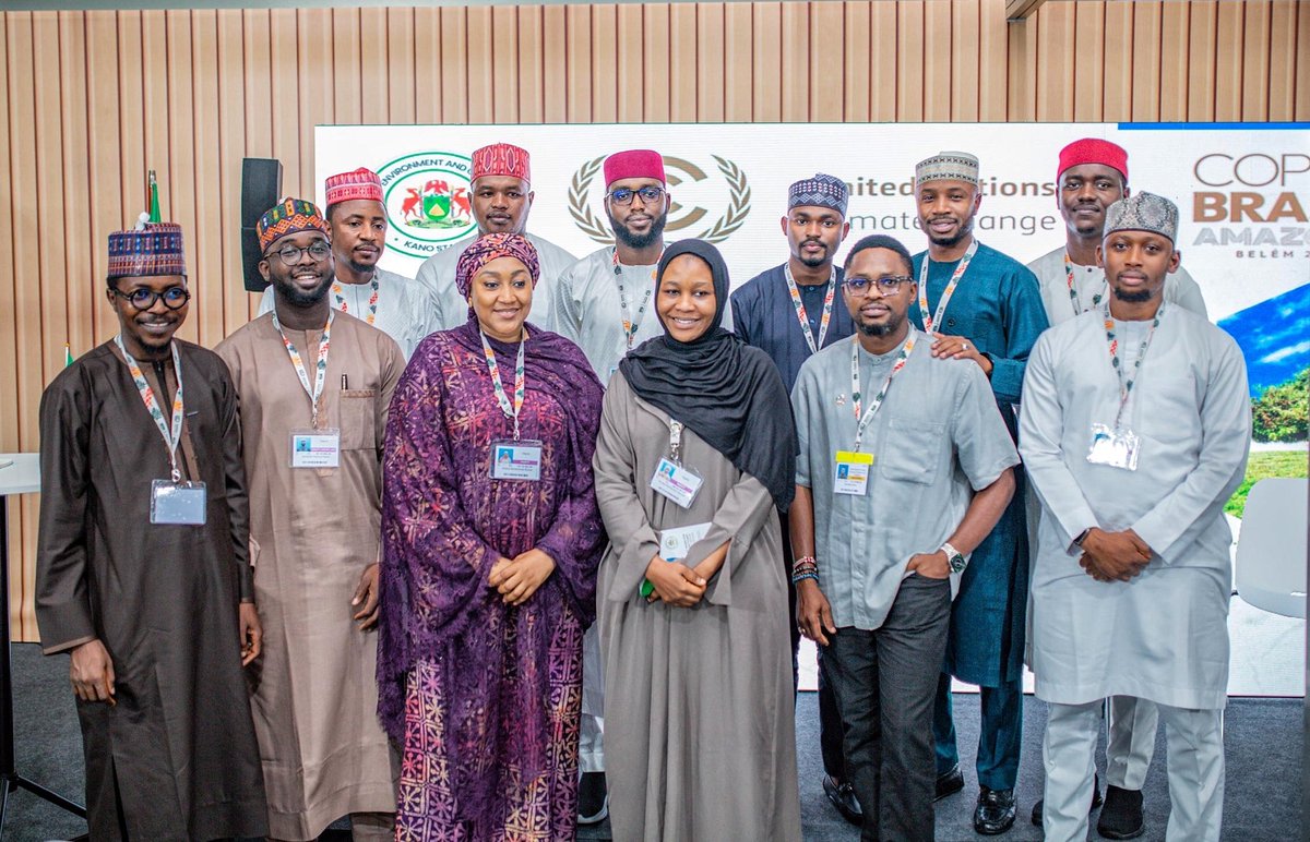 DahirMHashim's tweet image. Kano State hosted a strategic side event at the ongoing COP30 Climate Conference in Belém, Brazil, where we showcased Kano’s growing leadership in climate action on the global stage.

During the session, I presented the remarkable progress recorded under the visionary leadership…