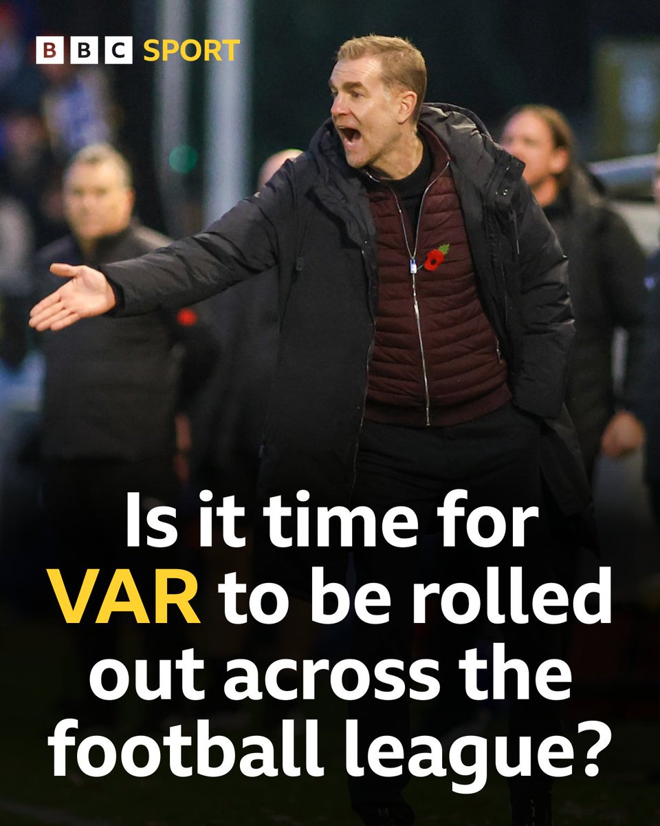 BBCYorkSport's tweet image. Harrogate Town have received an official apology from the PGMOL - the body responsible for referees for:

🟡 Incorrectly awarding Notts County a penalty in their 1-1 draw
⚫️ Not disallowing Oldham&apos;s goal in their 1-0 defeat

🤔 Should we have VAR rolled out across the EFL?