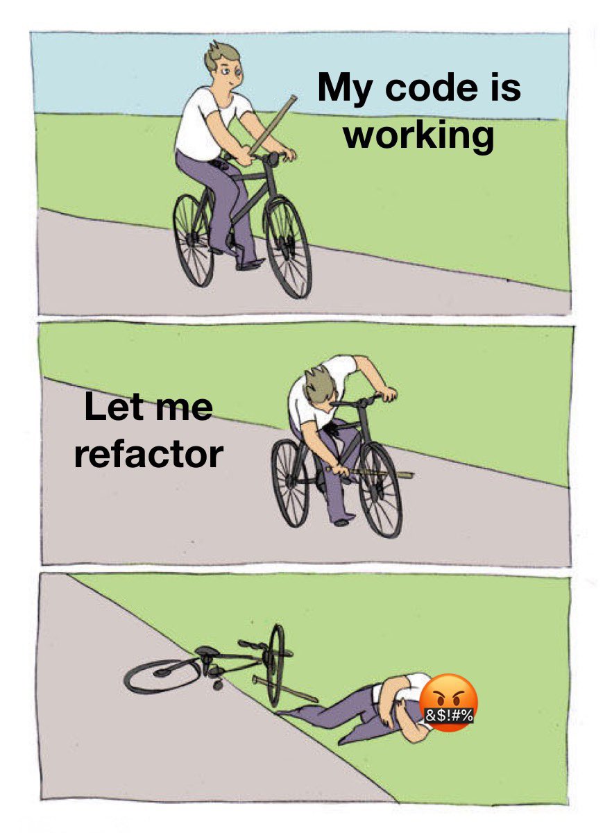 VjDotDev's tweet image. Rule 1 : if it works don&apos;t touch it