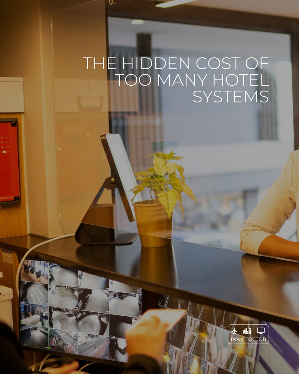 travhotech's tweet image. The average hotel uses 15–20 systems — costing up to $295K/year in training, inefficiencies &amp;amp; missed revenue.

#TRAVHOTECH integration slashes that by 60–80%.

Integration isn’t optional. It’s essential.
🔗 loom.ly/PQ9jQ5A

#SystemIntegration #CostReduction
