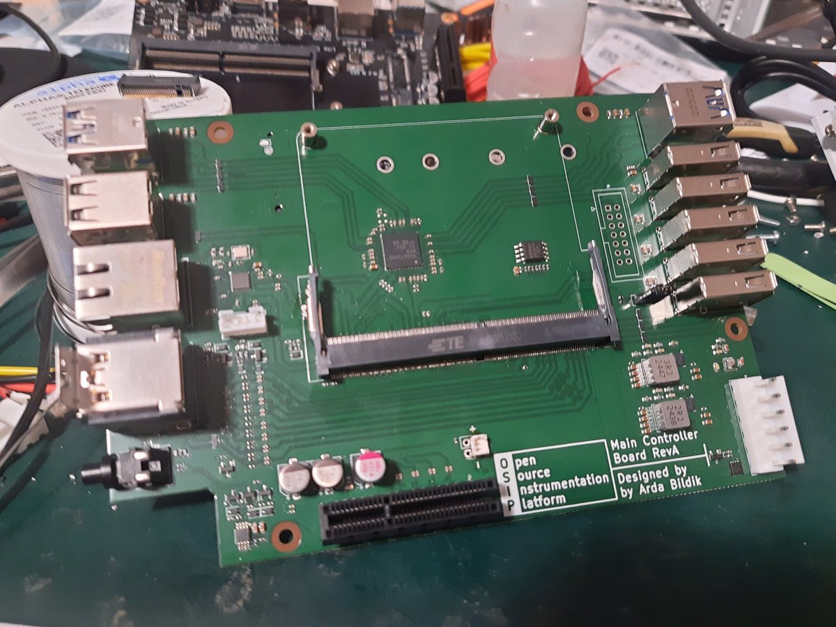 arda_bildik's tweet image. After a long time waiting the OSIP Controller powered by a Lattepanda Mu from @LattePandaCN has arrived! 🥳
 PCB was manufactured and semi assembled by @HQ_NextPCB in a collab with them. Now its time to really do some stuff and get this beauty working as it is suppose to be.