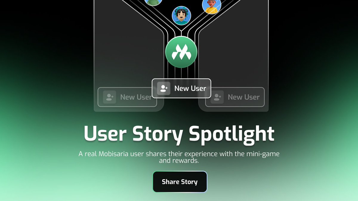 🌟 User Spotlight
Real players make a real community.

Here’s what one of our users shared after connecting their wallet and earning $MBSR:

“Rewards came fast and the game is genuinely fun. Happy to be part of Mobisaria.”

Thanks to everyone supporting us you’re the heart of