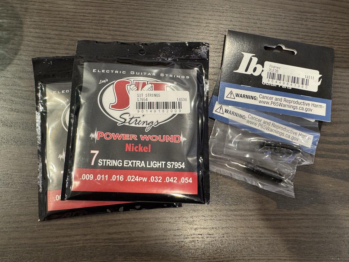 motty_ysmr's tweet image. もう届いた笑
サウンドハウスさん早くて素敵

スタッド買うついでにSITの弦を初めて買ってみた

音やピッチに対しては評判良さそうな反面、寿命は短いと聞くが果たして🤔