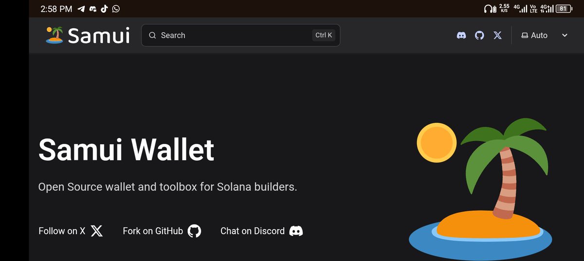 Say hello to <a href="/SamuiBuild/">Samui 🏝 Cypherpunk Hackathon 🏟</a>; the open-source power wallet built exclusively for Solana and SVM builders.

This is the dev-first engine that turns your browser into a full-speed Solana playground.

While traditional wallets are busy catering to end-users, Samui goes straight to the
