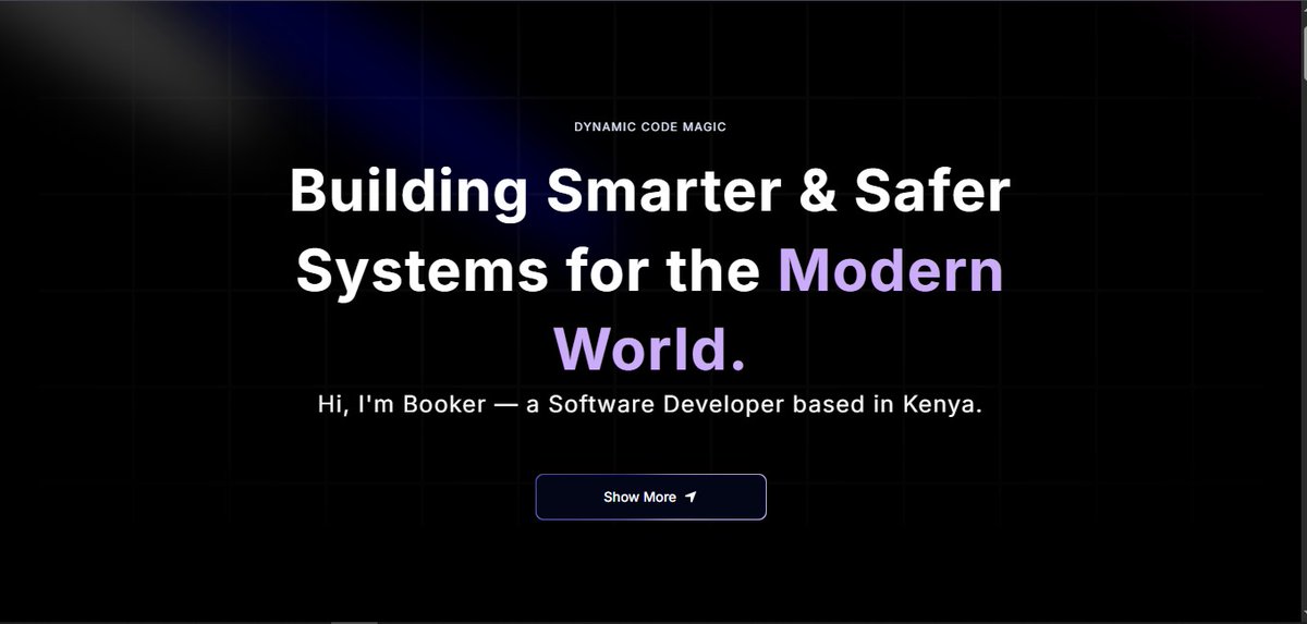 dobookerS5's tweet image. Just launched my new portfolio: dbooker.studio5ive.org🚀

Clean, fast, and built to showcase my work. Feedback is welcome.

#webdev #softwareengineering #tech