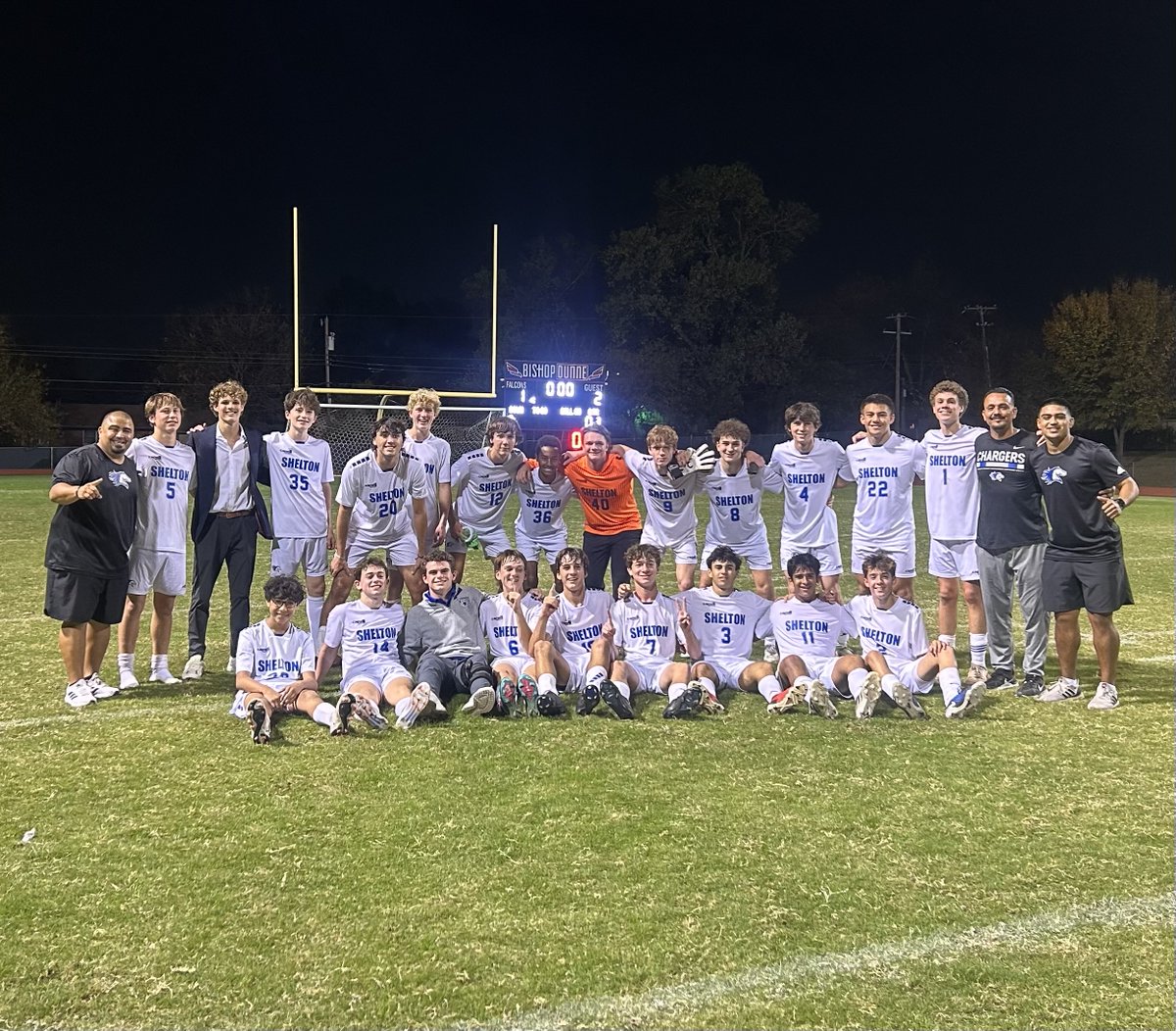 ⚽️ Another road WIN for Charger Varsity Soccer! 🐴
Chargers defeat Bishop Dunne 2–1 with goals from Grafton Robinson &amp; Henry Cash! 🔥
That makes the Chargers 3–0 to start the season!
Let’s keep it rolling! 💪⚡️
#Shelton50 #gochargers #sheltonschoolathletics