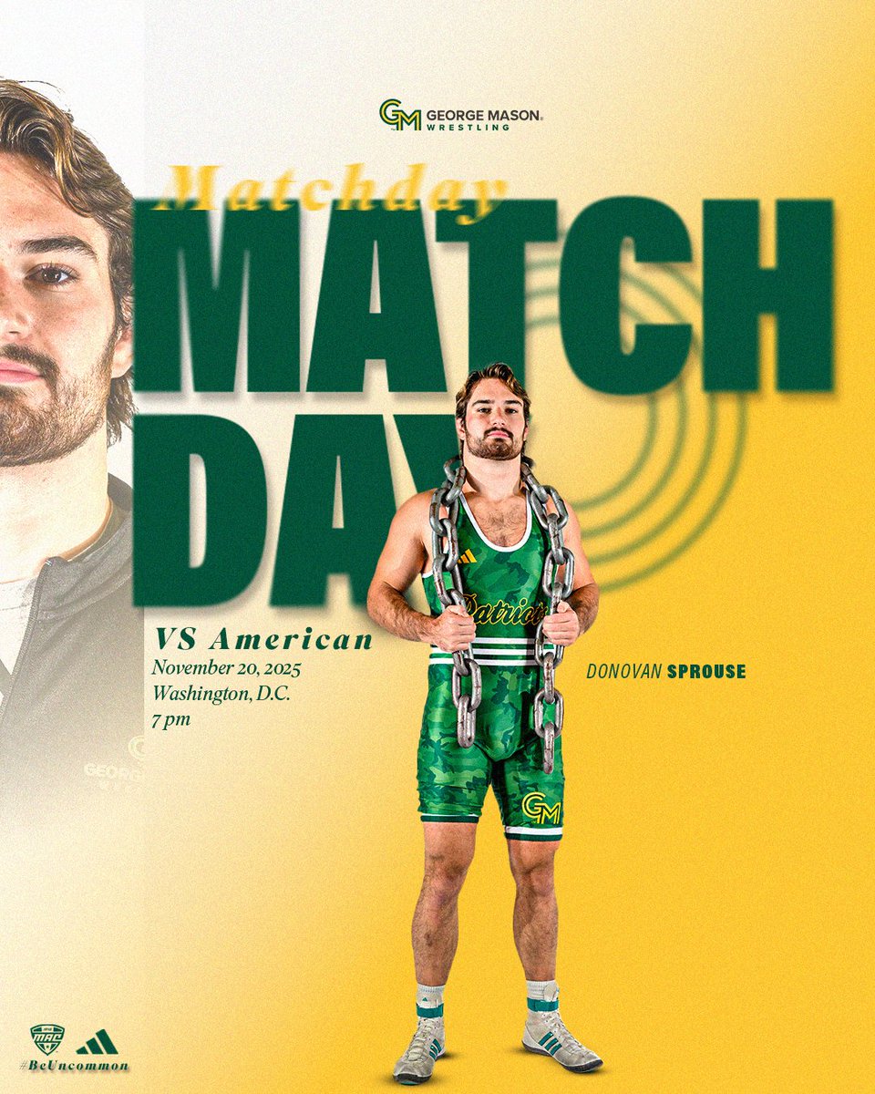 𝑮𝒓𝒆𝒆𝒏 &amp; 𝑮𝒐𝒍𝒅 in the nation’s capital tonight. 🔰

vs American at 7 PM. Results available on FloArena.

📍 Washington, DC