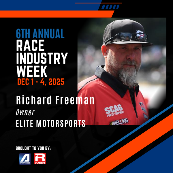🏁 BREAKING NEWS! 🔥
Richard Freeman of @EliteMotorsports joins the speaker lineup for the 6th Annual RACE INDUSTRY WEEK, Dec 1–4, 2025!
The most powerful lineup of motorsports leaders EVER assembled. Don’t miss it.
🎟️ Register now:
👉 epartrade.com/more/onlinerac…