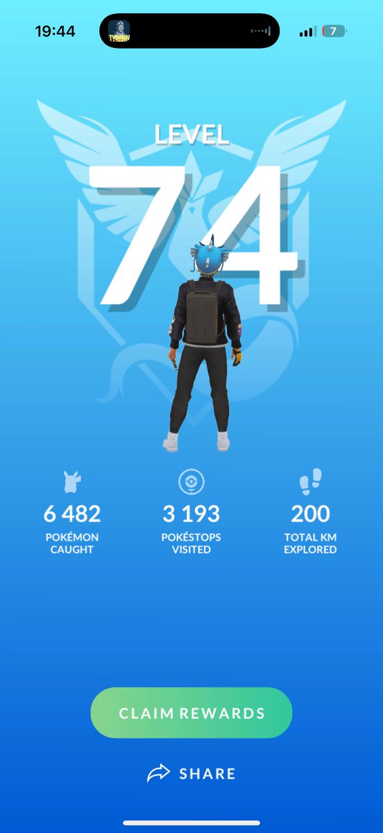 After taking it really slow in the start, I’m very motivated for levelling!🤩 In 2 weeks I got the 200km to get to level 74, so very happy with that😊