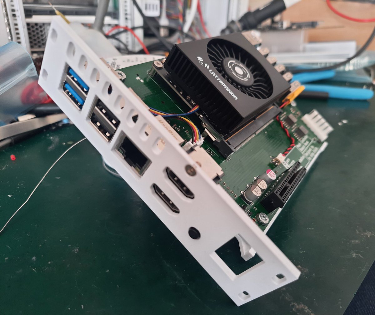 arda_bildik's tweet image. After a long time waiting the OSIP Controller powered by a Lattepanda Mu from @LattePandaCN has arrived! 🥳
 PCB was manufactured and semi assembled by @HQ_NextPCB in a collab with them. Now its time to really do some stuff and get this beauty working as it is suppose to be.