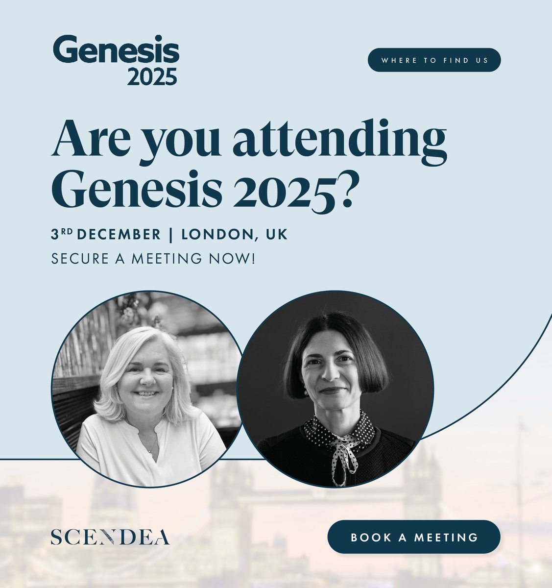 scendea's tweet image. Scendea are delighted to be attending Genesis 2025, this December! Secure a meeting with our experts, and discover how Scendea can support your global regulatory and product development strategy: scendea.com/contact
-
#Genesis #DrugDevelopment #UKbiotechsupport