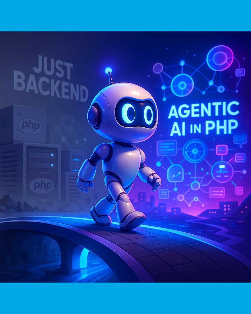 neuronai_php's tweet image. 🚀 New article from @Barbalerio — and it hits a nerve in the PHP world.

He explains why many PHP devs feel “left behind” in the AI era…
and how PHP can evolve into a real Agent Framework without migrating to Python.

👉 Read it: inspector.dev/php-agent-fram…

#PHP #Laravel #AI
