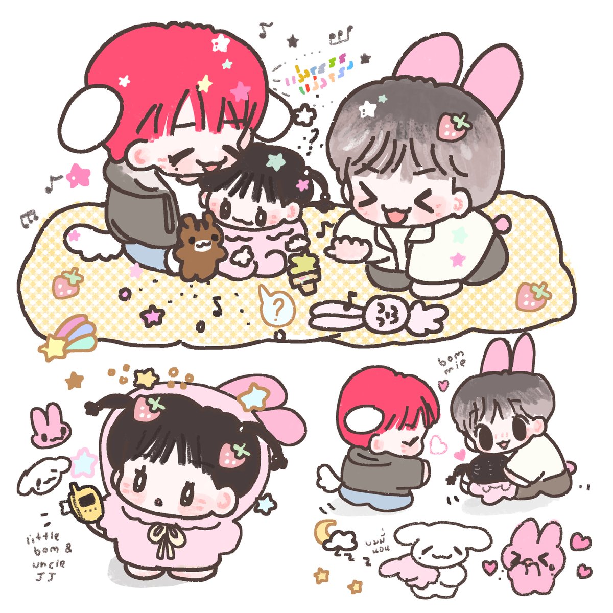 mildbellum's tweet image. 🐶🐰🍼♪ .•*¨*•.¸¸♬👶