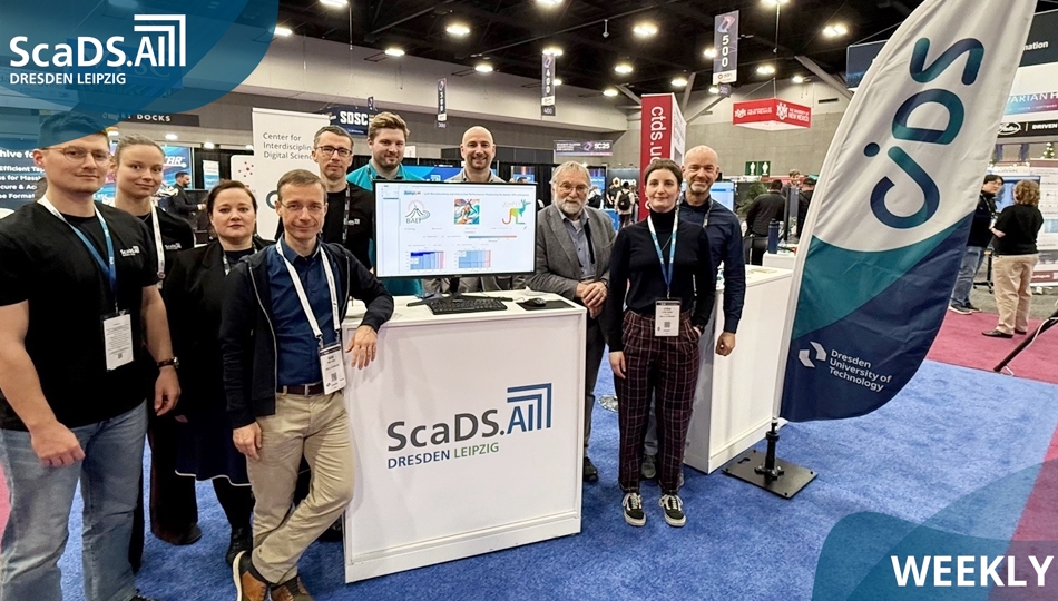 Sca_DS's tweet image. This week at @Sca_DS:

Together with CIDS, ZIH and SpiNNcloud, we joined the International Conference for High Performance Computing, Networking, Storage, and Analysis (#SC25) in St. Louis, Missouri. 👩‍💻

👉 scads.ai/sc25/