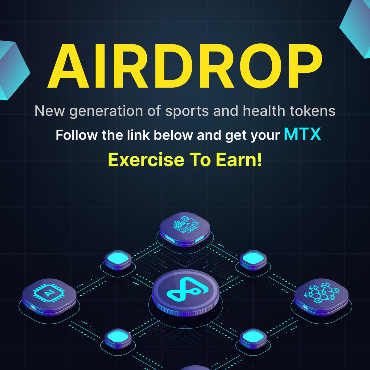 💧 MediTechX Airdrop💧

🏆 Task:          ➕ 5000 MTX (~$50) for 20 random participants each.

👨‍👩‍👧 Referral:   ➕ 1 Million MTX (~$10,000) for the top 200 referrers.

🔛 Airdrop Link &amp; Information: t.me/AirdropStar/78…

cryptocurrency Airdrop Bitcoin MediTechX MTX Airdropstario