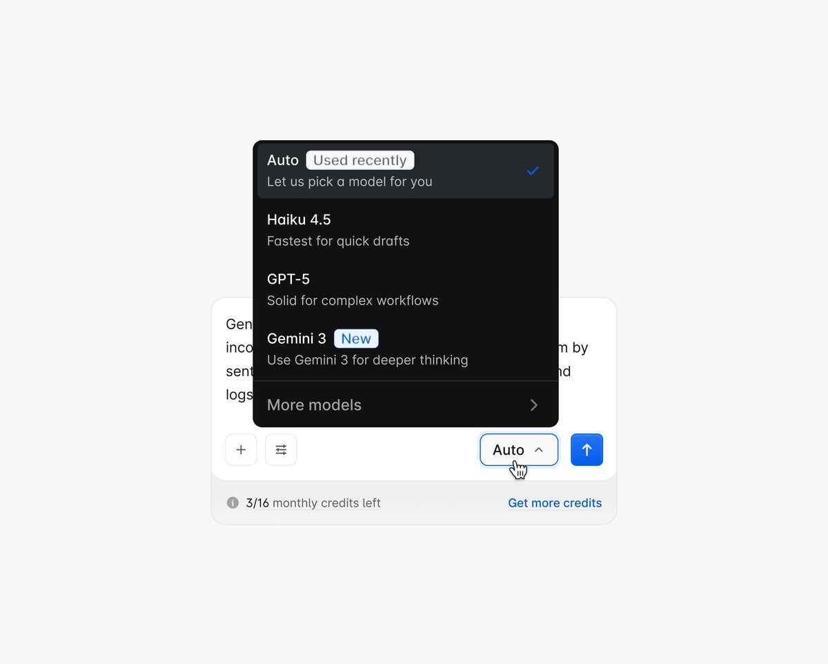 timothymaarv's tweet image. Workflow AI chat snippets 🤌🏾
