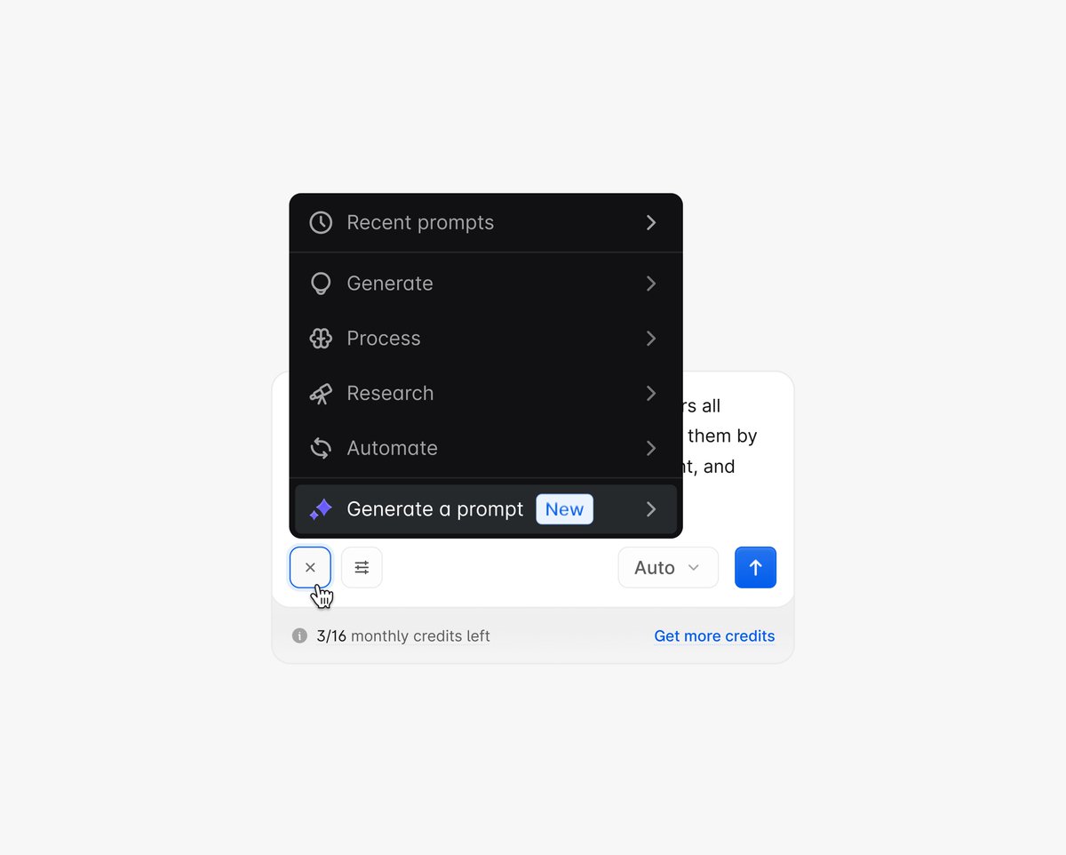 timothymaarv's tweet image. Workflow AI chat snippets 🤌🏾