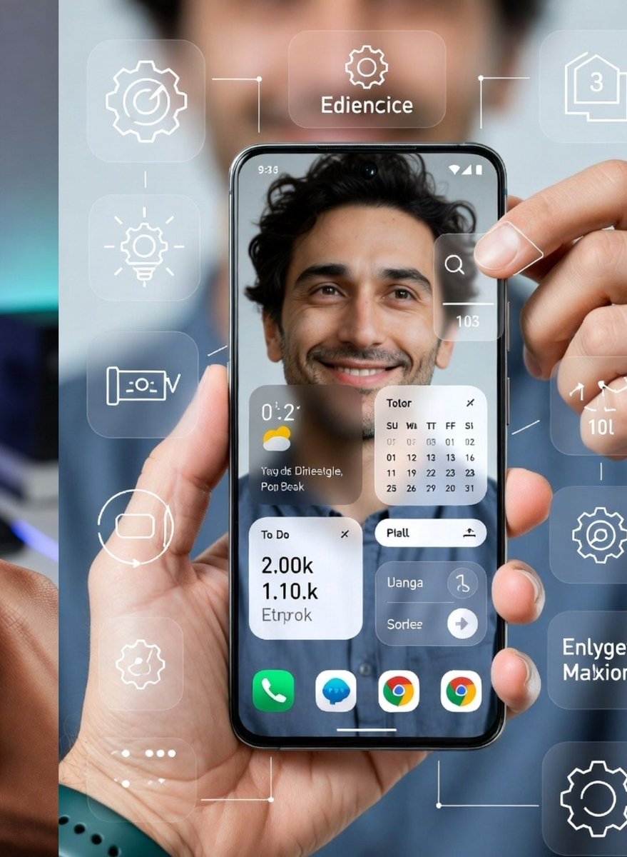 UsOladotun's tweet image. Tired of a cluttered, ugly home screen? 

Widgets give you info at a glance… but the default ones look like 2012.

Fixed: Make them 100% TRANSPARENT so your wallpaper pops! 
Clean + aesthetic in 30 seconds 🧵

#AndroidTips #HomeScreen #WidgetHacks #AndroidCustomization