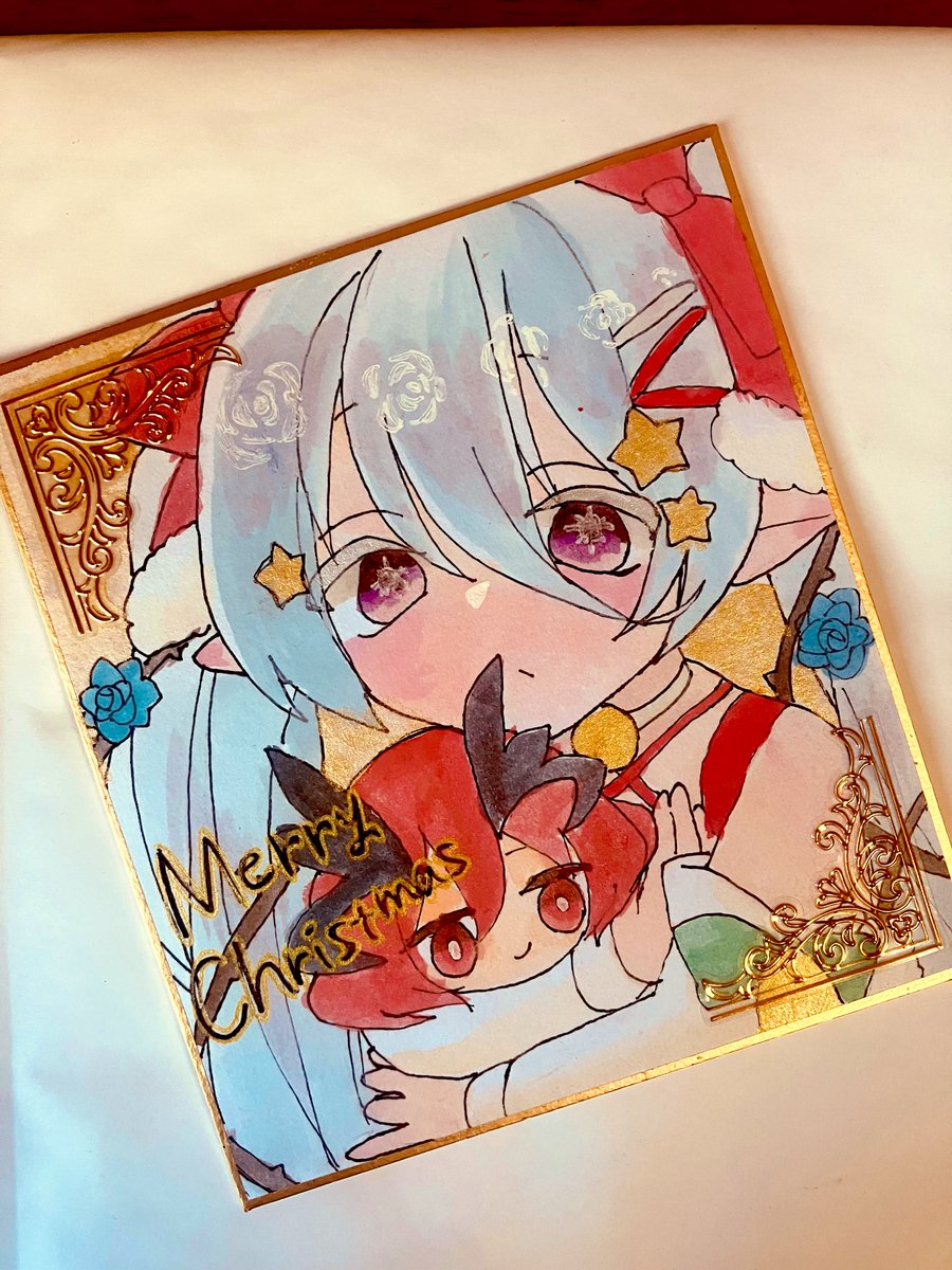 333watagai's tweet image. お礼のクリスマスウィンちゃん　明日か土曜日にカレンダーと一緒に発送します(*ᴗ͈ˬᴗ͈)ꕤ*.ﾟ