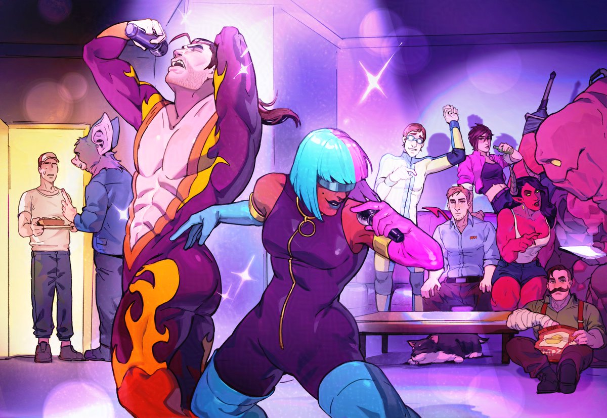 bluegiragi's tweet image. it&apos;s karaoke night at SDN!!! #dispatch