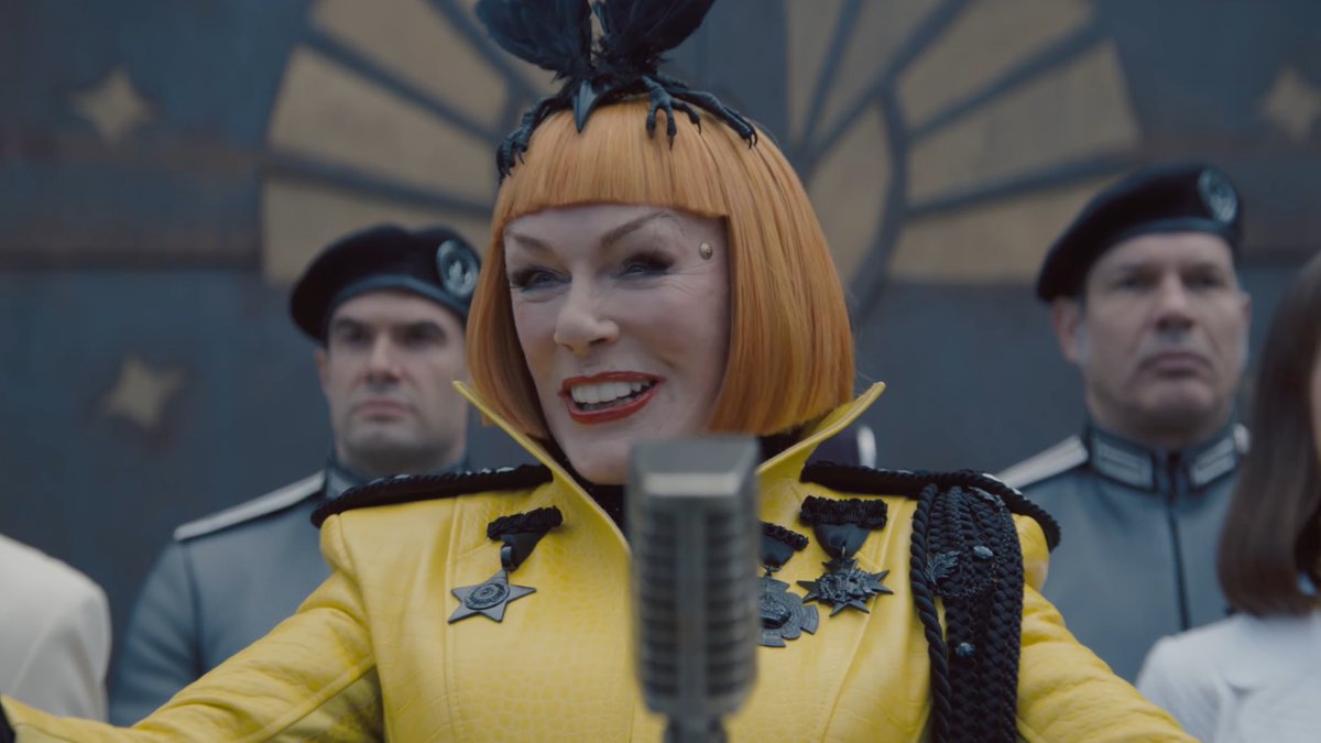 DiscussingFilm's tweet image. First look at Glenn Close as Drusilla Sickle in ‘THE HUNGER GAMES: SUNRISE ON THE REAPING’