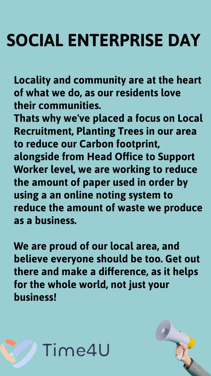 Complex needs, compassionate solutions. Today we celebrate #SocialEnterpriseDay and the power of purpose-driven care.