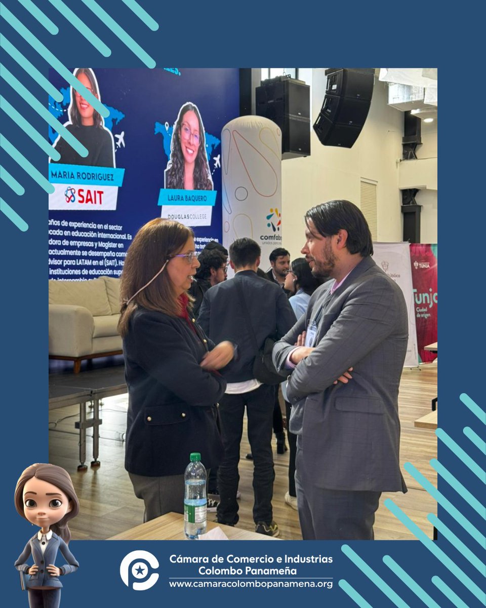 CamaraColPanama's tweet photo. 🌍✨ La Cámara Colombo Panameña presente en el Networking Global Connect

Participamos en este importante encuentro liderado por Comfaboy, un espacio que reunió a embajadas, cámaras binacionales, empresarios y academia para fortalecer alianzas internacionales. https://t.co/MiGtuuFVo4