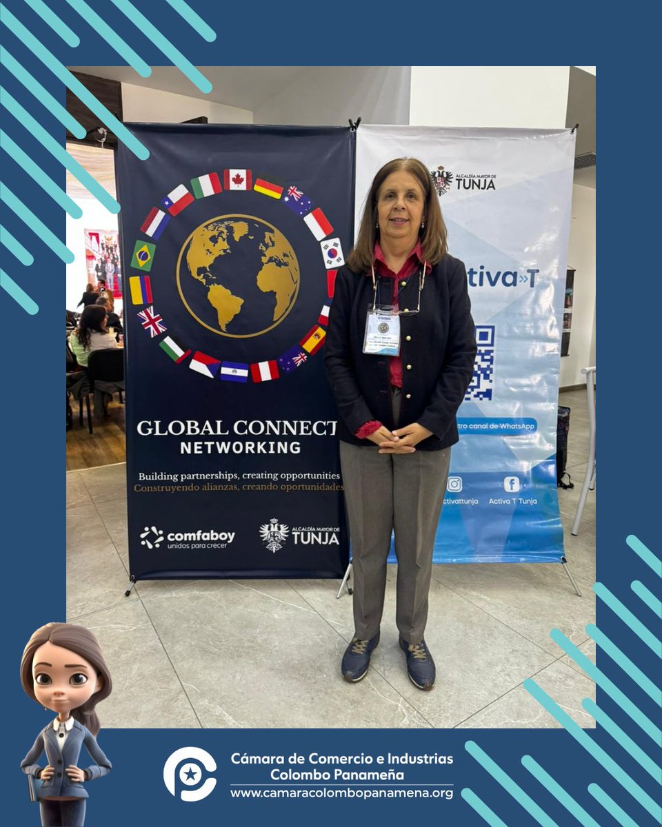 CamaraColPanama's tweet photo. 🌍✨ La Cámara Colombo Panameña presente en el Networking Global Connect

Participamos en este importante encuentro liderado por Comfaboy, un espacio que reunió a embajadas, cámaras binacionales, empresarios y academia para fortalecer alianzas internacionales. https://t.co/MiGtuuFVo4