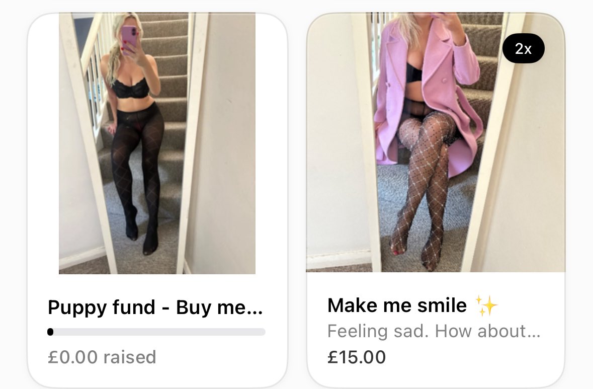 Show that you missed me 

While you goon over my patterned nylons show appreciation 🧎‍♂️