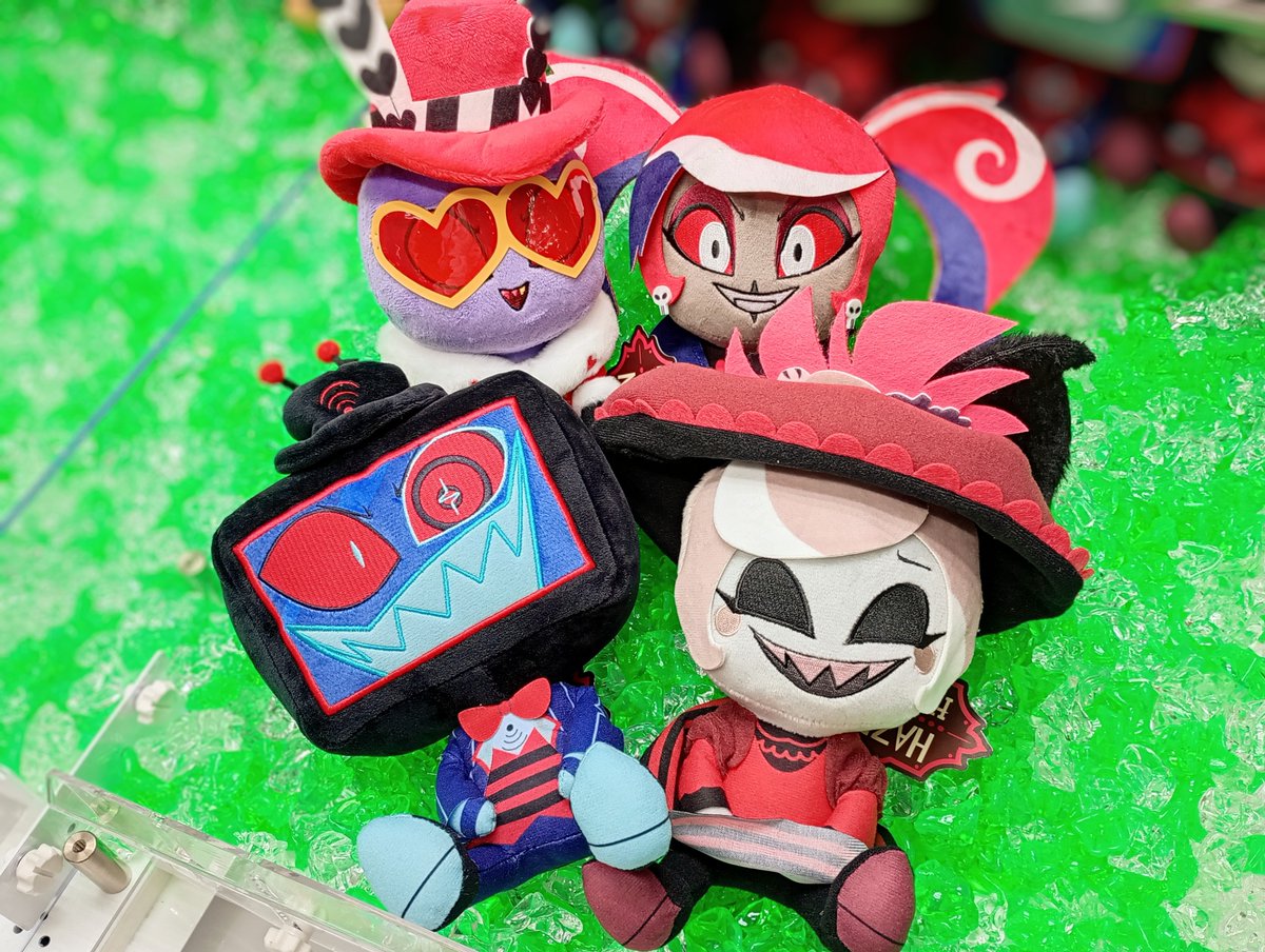 ハズビン・ホテルへようこそ　おすわりぬいぐるみ　ラウンドワン限定　全種セット ハズビン・ホテルへようこそ おすわりぬいぐるみ③ | 商品紹介 | 株式