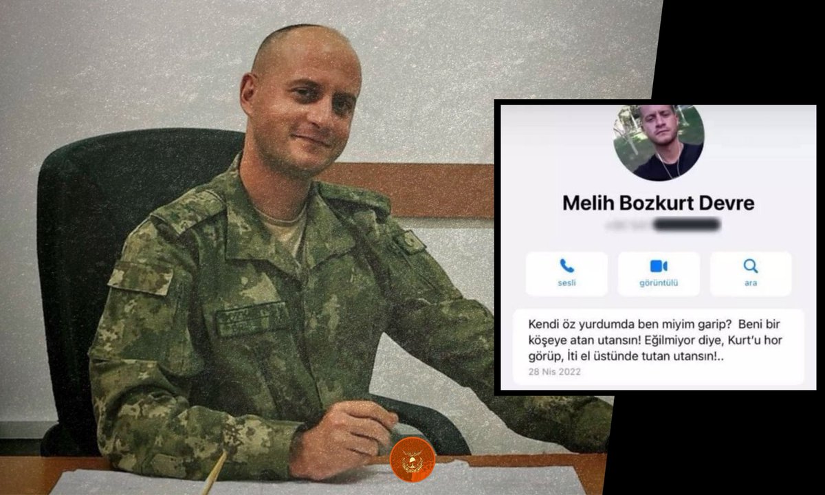 Şehit Nuri Melih Bozkurt'un naaşı teröristlerin elinde

WhatsApp durumu çok manidar...

"Beni bir köşeye atan utansın!"