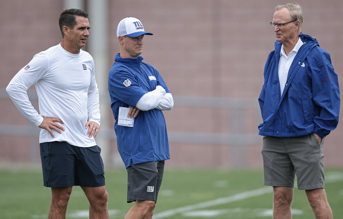 Anthony_Rivardo's tweet image. Chris Mara, John Mara, Steve Tisch, and Tim McDonnell are expected to be involved in the Giants&apos; head coach search, along with GM Joe Schoen, per @JordanRaanan.

John Mara &amp;amp; Tisch will oversee the search.