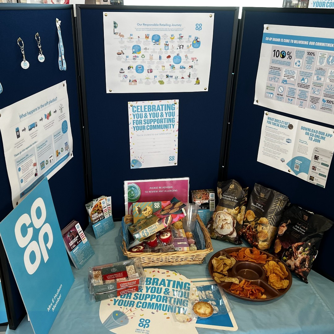Great to be a part of today’s Co-op Celebration Event alongside <a href="/MaggiesCentres/">Maggie's Centres</a>, Village Voices, Swansea Wellbeing Centre, and <a href="/barnardos/">Barnardo’s</a>!

A big thank you to Anna, @CoopUK and all Co-op members for your amazing support 💙

<a href="/LadyA1/">Anna Jay Dee</a>

#Coop #CelebrationEvent #CoopCelebrationEvent
