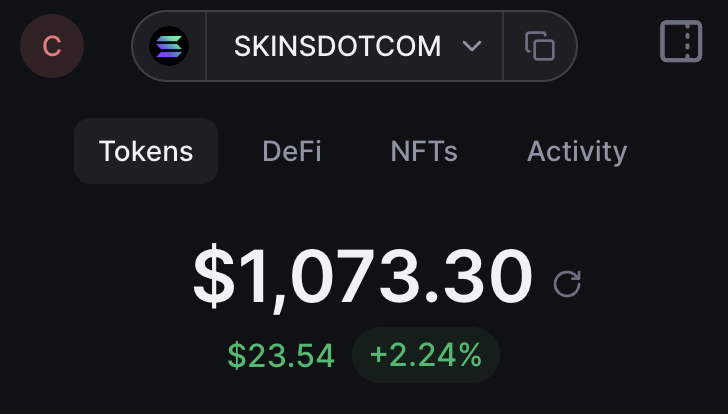 notcelon's tweet image. +didn&apos;t get scammed
+overpay
+10 minute crypto withdrawal

nice one @skinscom