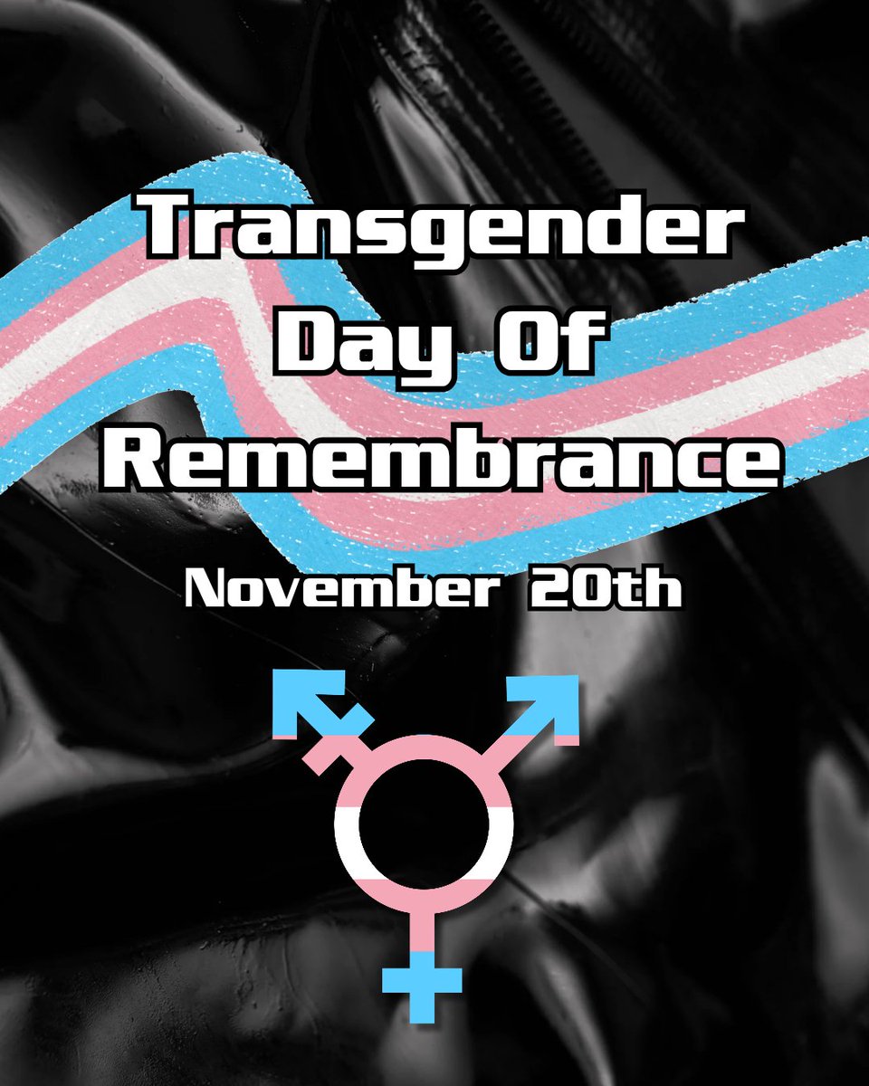 We want to take time today to celebrate, remember and honour our trans+ siblings in the rubber community and beyond

You are loved, you are valid, you are an inspiration 🩵🩷🤍🩷🩵