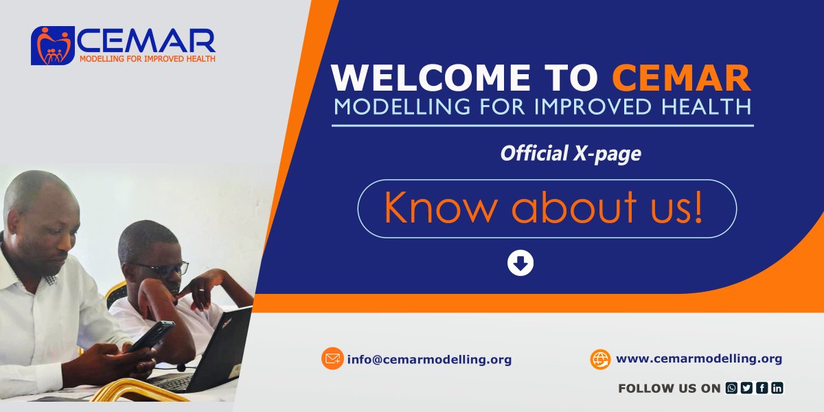 CEMARmodelling's tweet image. Welcome to  the Official X-page of Centre for Epidemiological &amp;amp; Mathematical Research (CEMAR). At CEMAR we are committed to developing innovative modelling solutions to inform Public Health decisions. Welcome to our community! let&apos;s collaborate, learn and drive impact together.