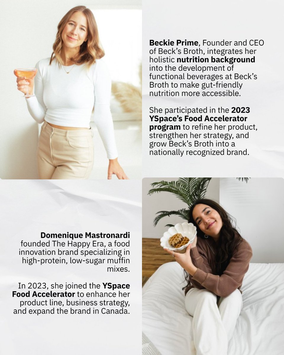 YSpaceYU's tweet image. Celebrating #GEW2025 by spotlighting founders like Beckie Prime and Domenique Mastronardi who worked together to take Becks Broth to new heights.

#GEW2025 #StartupEcosystem #MentorshipMatters