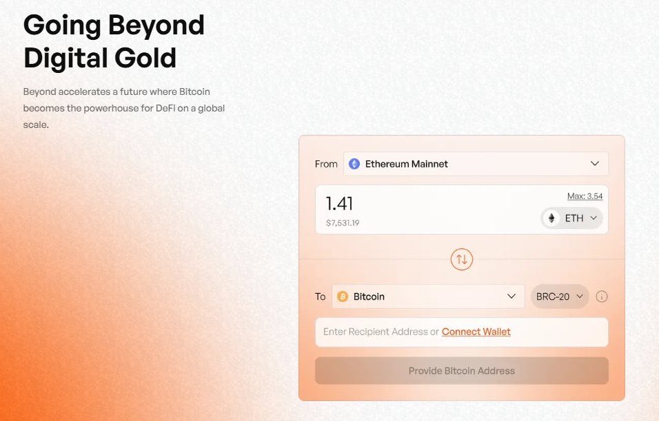 itzdezydank's tweet image. What happens when you mix Bitcoin’s security with next gen infrastructure? 🤔 

You get @beyond__tech, a platform where builders can finally create without limits.

This is the shift from digital money to digital ecosystems.

Most aren’t ready for how big this gets 💪