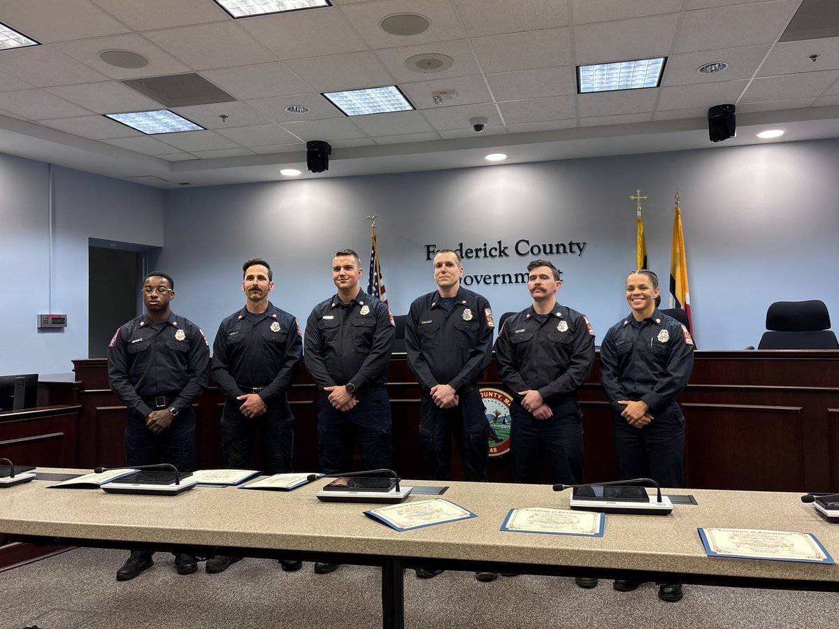 Congratulations to the graduates of Paramedic Class 11! These six dedicated students embarked on their journey earlier this year, completing over 2,000 hours of rigorous training. On behalf of everyone in Frederick County, thank you for your commitment to serving others.