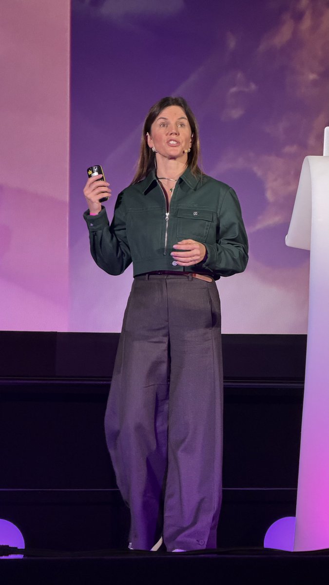 Marta Godzisz presents her lightning talk “The Age of AI_Awe?” Curious to hear inspiring insights about the future of artificial intelligence and its impact on us all. #aiPolandConf