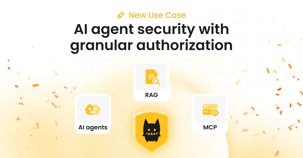 cerbosdev's tweet image. Authorization for AI agents 👉 bit.ly/3JNdMWR

Control what your agents can retrieve #RAG, which tools they can use #MCP, and what APIs they can call - all based on user permissions.
Audit logs included.

#Authorization #AIAgent