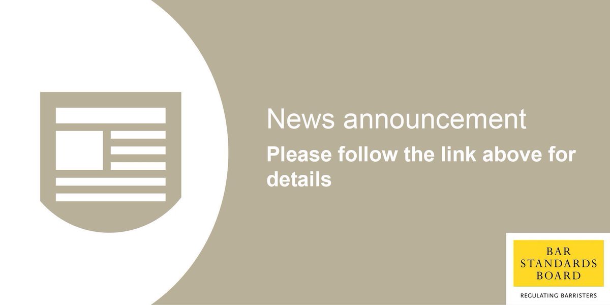 We have announced the new minimum pupillage award rates from 1 Jan 26 based on the Living Wage Foundation’s latest rate.

💼 £25,863 in London
🌍 £23,504 outside London

We encourage chambers to adjust awards early to support pupils. 

Find out more: bit.ly/3JP3Pbe