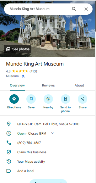 Me acaban de dar el pedigré del Museo Vudú en Sosúa, Puerto Plata y es más tétrico de lo que se ve en los vídeos. 

Tiene varios años ahí y lo venden como "atractivo Turístico", dígase que se muestra como si el Vudú fuera parte de la cultura dominicana. Es de Haitianos y