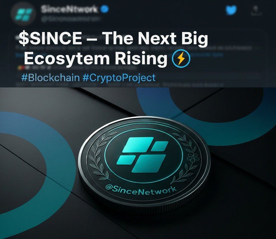 Since_Network's tweet image. $SINCE — The Next Big Ecosystem Rising 🌐⚡
#Blockchain #CryptoProject